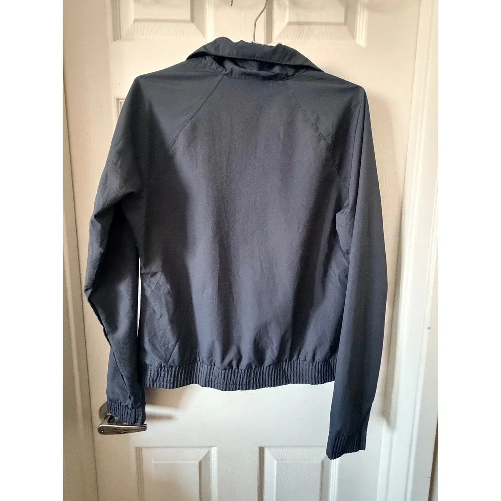 Under Armour‎ Womens Gray Purple Full Zip Windbreaker Mesh Lined Jacket Size M